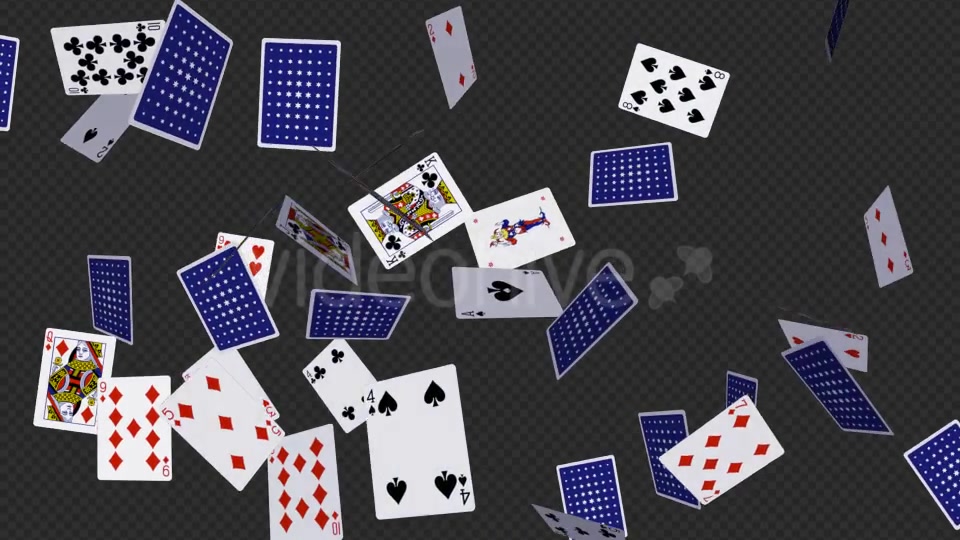 Poker Cards Flying Around Horizontal Loop Videohive 20600363 Motion Graphics Image 4