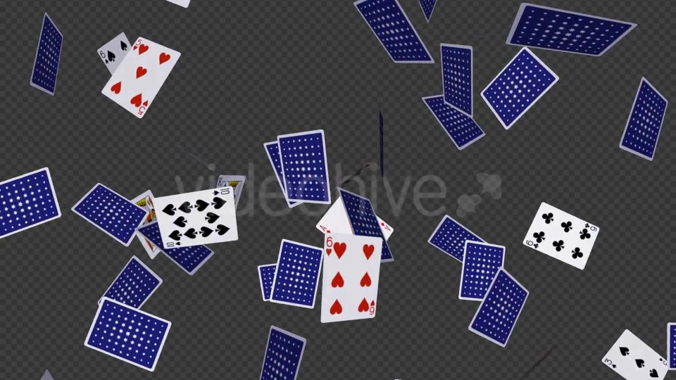 Poker Cards Flying Around Horizontal Loop Videohive 20600363 Motion Graphics Image 5