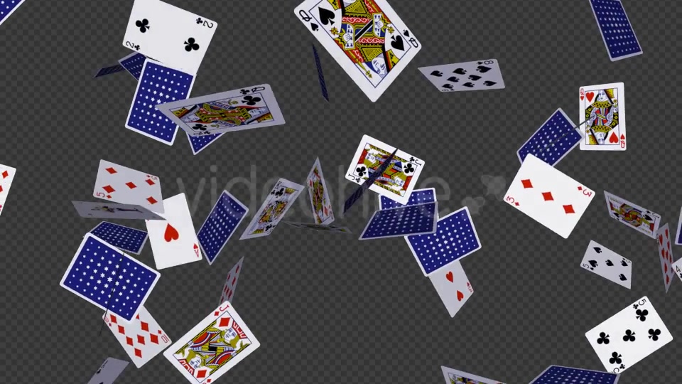 Poker Cards Flying Around Horizontal Loop Videohive 20600363 Motion Graphics Image 6