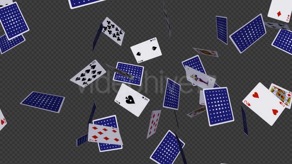 Poker Cards Flying Around Horizontal Loop Videohive 20600363 Motion Graphics Image 7