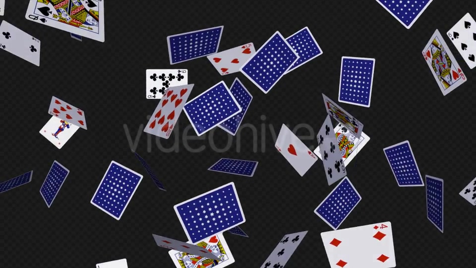 Poker Cards Flying Around Horizontal Loop Videohive 20600363 Motion Graphics Image 8