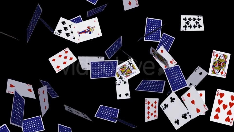 Poker Cards Flying Around Horizontal Loop Videohive 20600363 Motion Graphics Image 9