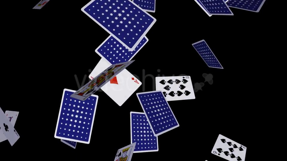 Poker Cards Flying Around Vertical Loop Videohive 20600241 Motion Graphics Image 10