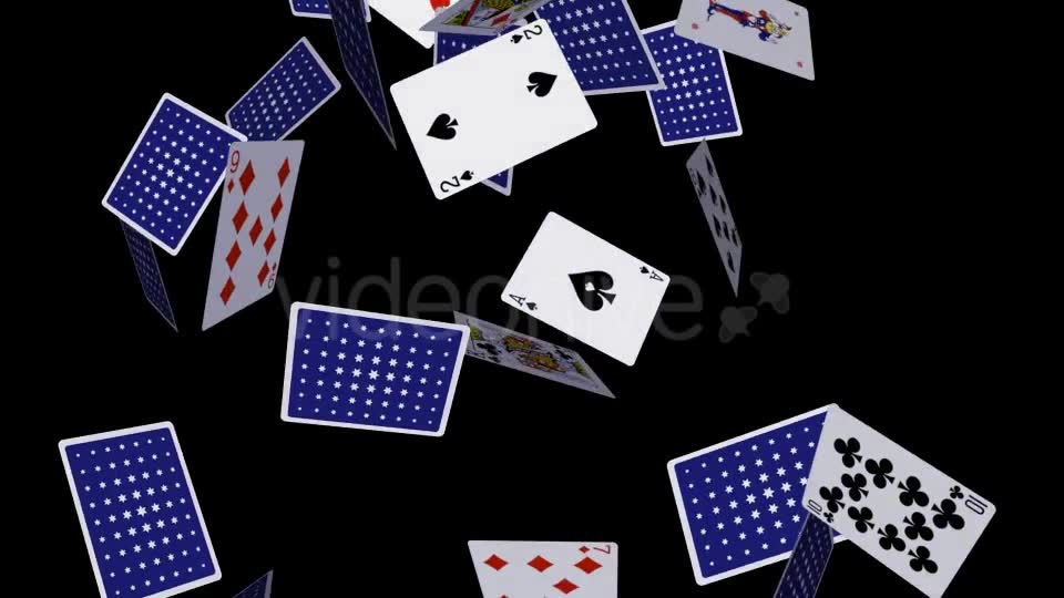 Poker Cards Flying Around Vertical Loop Videohive 20600241 Motion Graphics Image 2