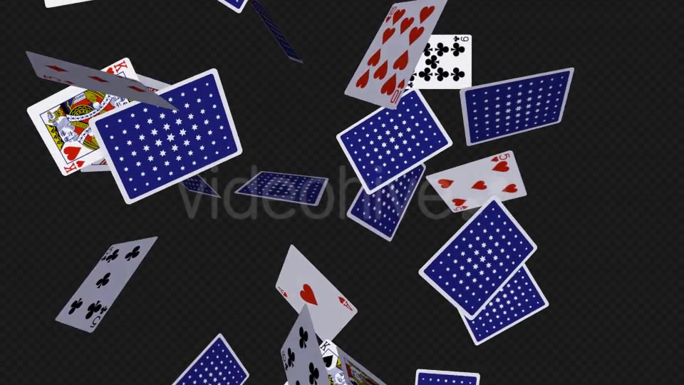 Poker Cards Flying Around Vertical Loop Videohive 20600241 Motion Graphics Image 8