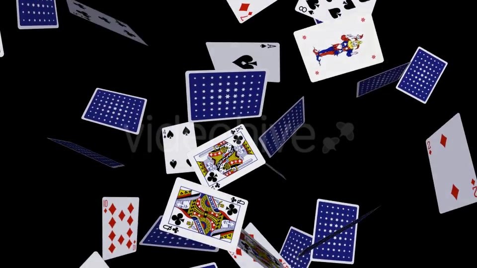 Poker Cards Flying Around Vertical Loop Videohive 20600241 Motion Graphics Image 9