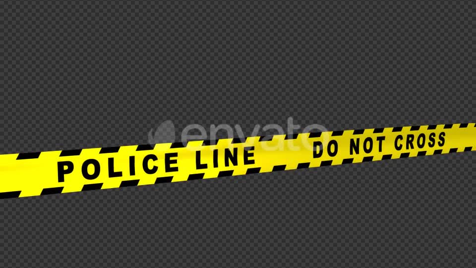 Police Line English Text Videohive 21700186 Motion Graphics Image 1