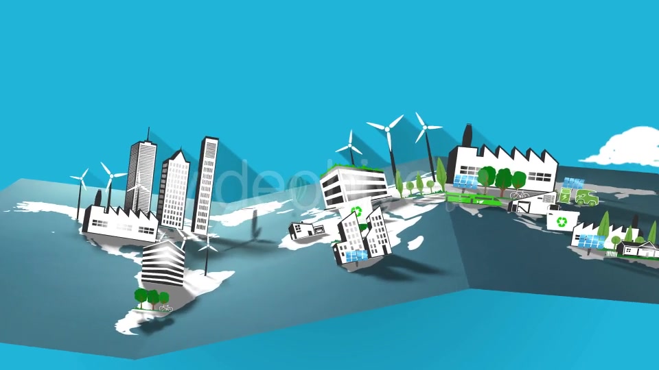 Pollution vs Energy Sustainability Videohive 9962450 Motion Graphics Image 3