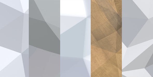 Polygonal Backgrounds 5 pack - Videohive Download 11238611