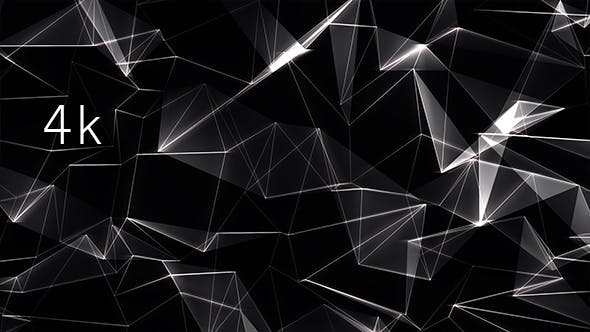 Polygonal Crystal Glass Background - 20992385 Download Videohive