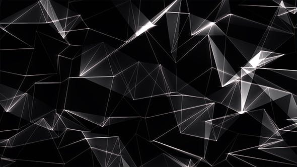 Polygonal Crystal Glass Background - Download 20992235 Videohive