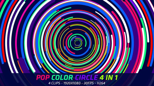 Pop Color Circle - Videohive Download 21915282