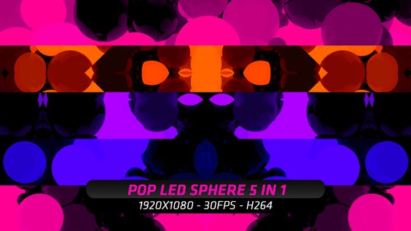 Pop Led Sphere 5 in 1 - Download 22401970 Videohive