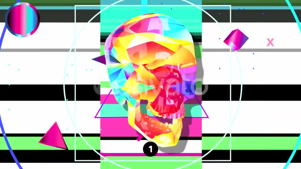 Pop Skull VJ Packs 5 in 1 Videohive 22562689 Motion Graphics Image 1