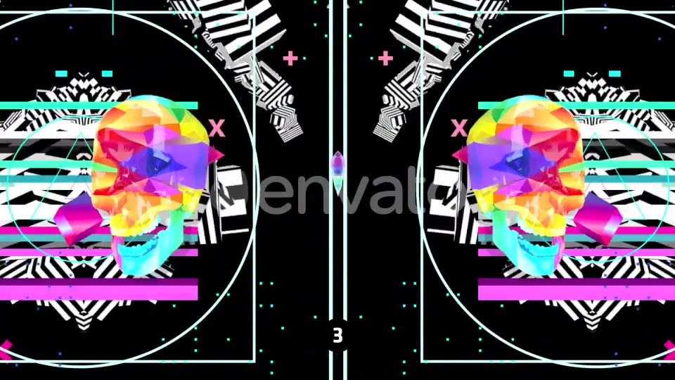 Pop Skull VJ Packs 5 in 1 Videohive 22562689 Motion Graphics Image 5