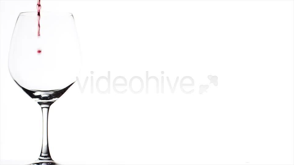 Pouring A Glass Of Red Wine In Slow Motion  Videohive 3730281 Stock Footage Image 1