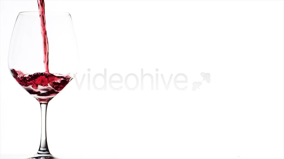 Pouring A Glass Of Red Wine In Slow Motion  Videohive 3730281 Stock Footage Image 3