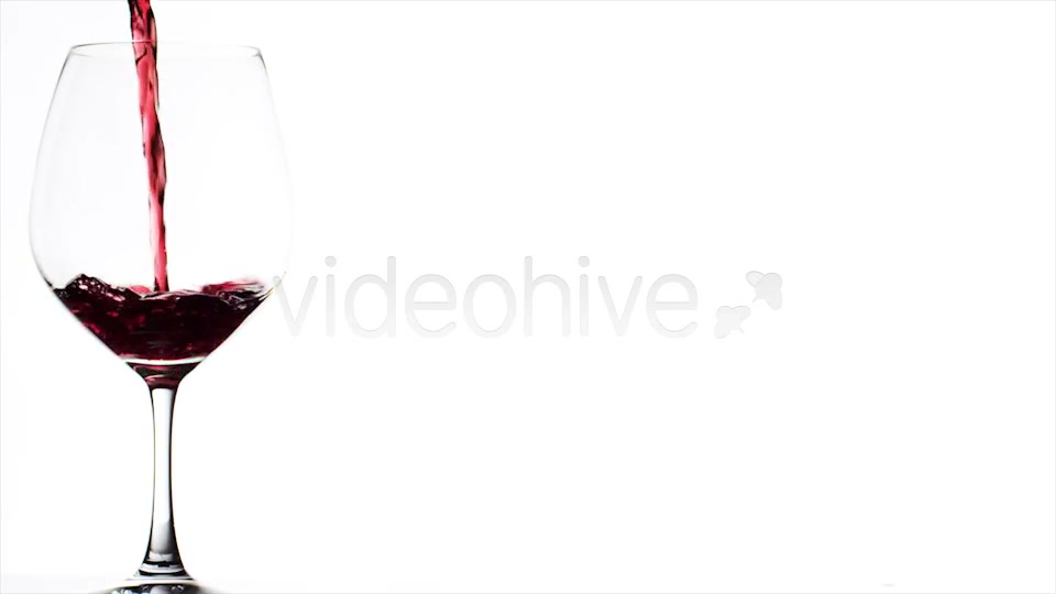 Pouring A Glass Of Red Wine In Slow Motion  Videohive 3730281 Stock Footage Image 5
