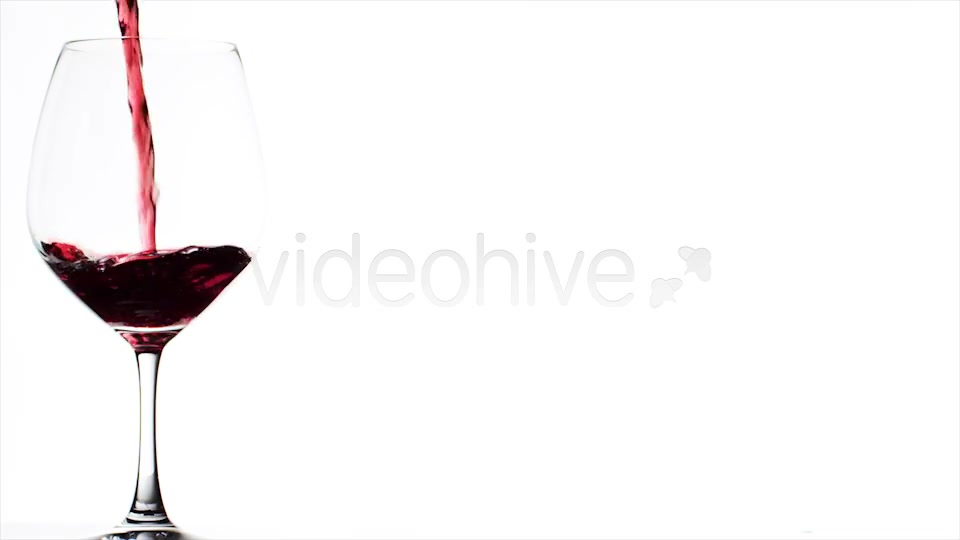 Pouring A Glass Of Red Wine In Slow Motion  Videohive 3730281 Stock Footage Image 6
