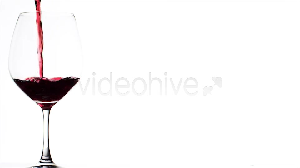 Pouring A Glass Of Red Wine In Slow Motion  Videohive 3730281 Stock Footage Image 7