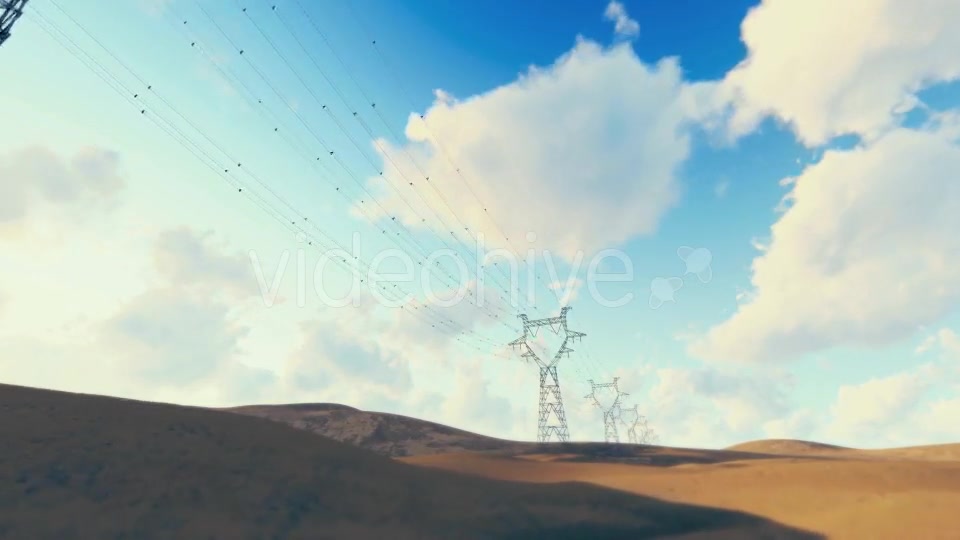 Powerlines Desert Videohive 16834104 Motion Graphics Image 7