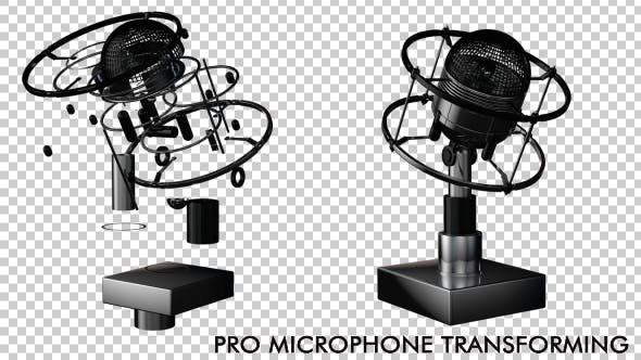 Pro Microphone Transforming - Videohive 19495369 Download