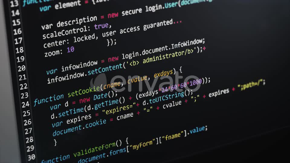 Programming Computer Code Videohive 24959377 Motion Graphics Image 1