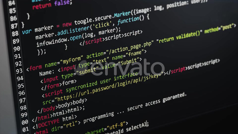 Programming Computer Code Videohive 24959377 Motion Graphics Image 10