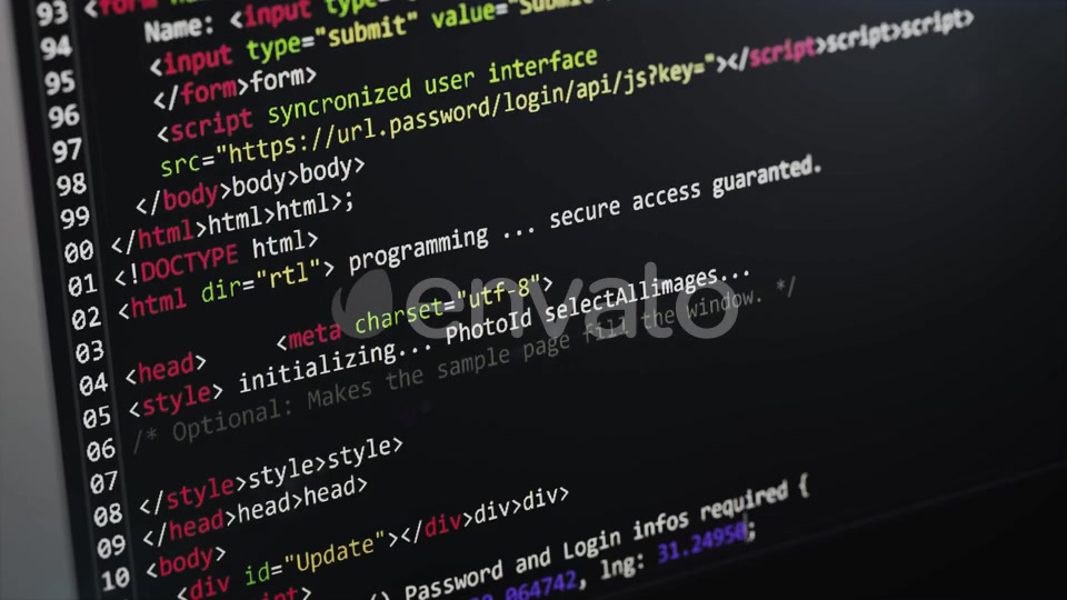 Programming Computer Code Videohive 24959377 Motion Graphics Image 11