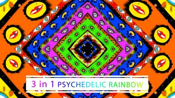 Psychedelic Rainbow III - Videohive 25545189 Download
