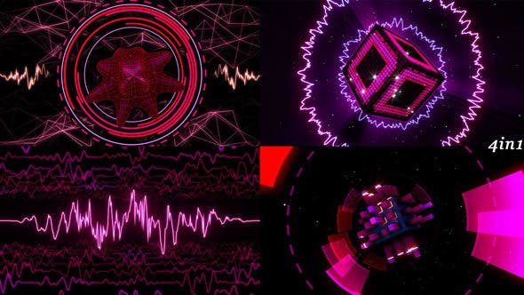 Pulse Equalizer (4 Pack) - Videohive Download 11450377