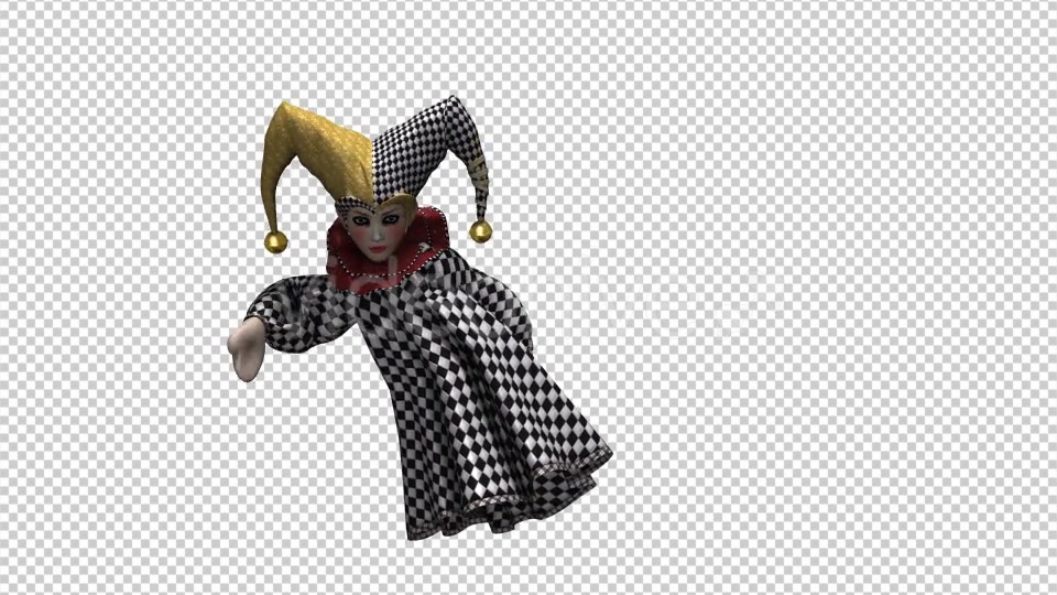 Puppet Harlequin Endless Dance Videohive 18362310 Motion Graphics Image 6