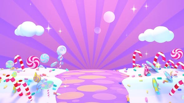 Purple Candy World - Download 24088573 Videohive