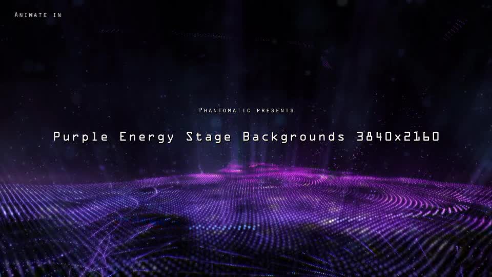 Purple Energy Stage Videohive 11910880 Motion Graphics Image 1