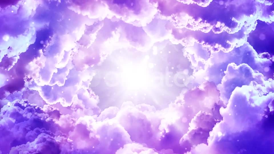 Purple Fantasy Clouds Videohive 21640351 Motion Graphics Image 1