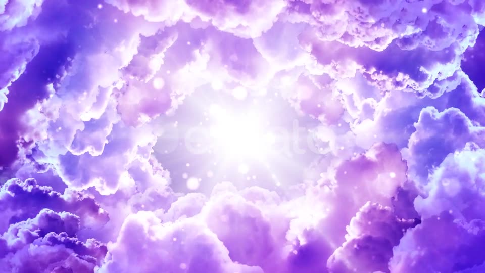 Purple Fantasy Clouds Videohive 21640351 Motion Graphics Image 2