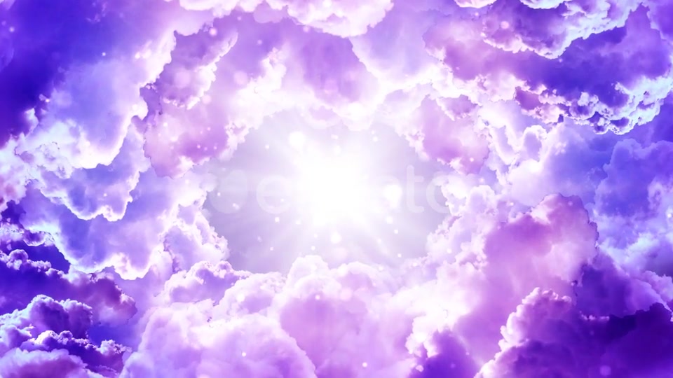 Purple Fantasy Clouds Videohive 21640351 Motion Graphics Image 3