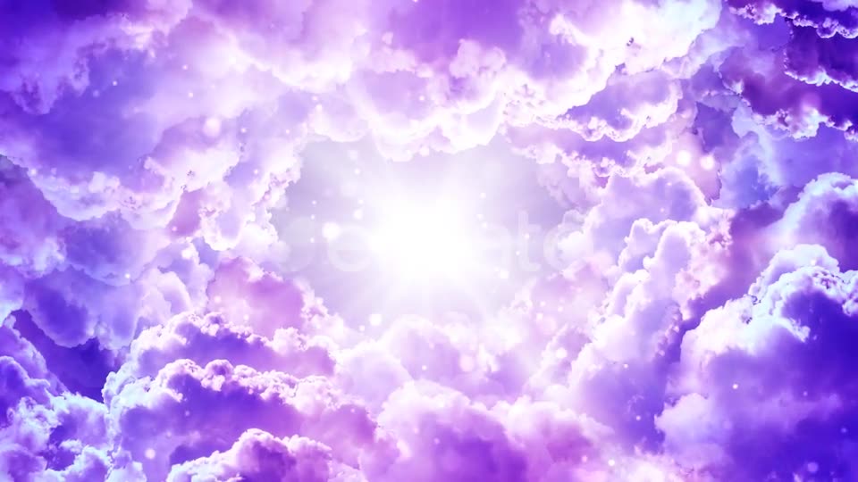 Purple Fantasy Clouds Videohive 21640351 Motion Graphics Image 7