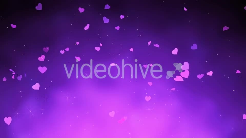 Purple Hearts Videohive 19375545 Motion Graphics Image 1