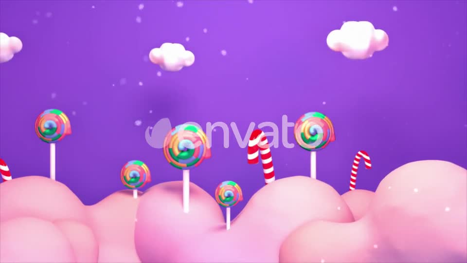 Purple Lollipop Candy World Videohive 23106083 Motion Graphics Image 1