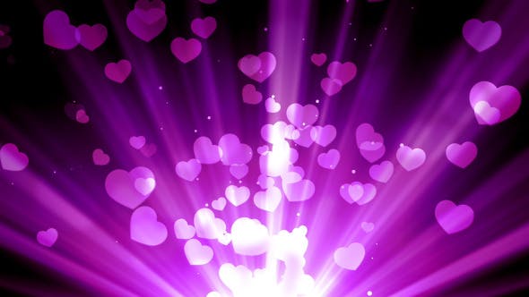 Purple Love Rays - Videohive 6727954 Download