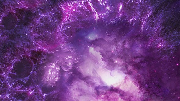 Purple Space Abstraction - 19082799 Videohive Download