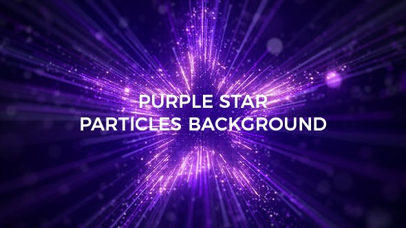 Purple Star Particles Background - Download Videohive 20544935