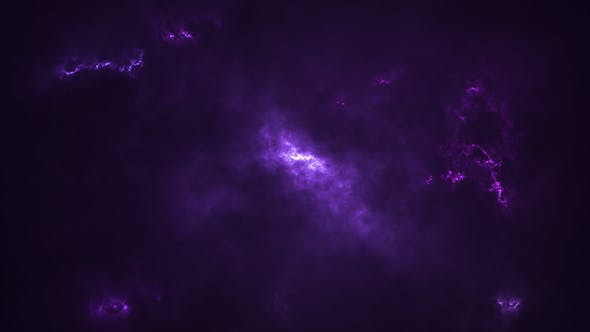 Purple Thunder and Lightning Background - Download 20109212 Videohive