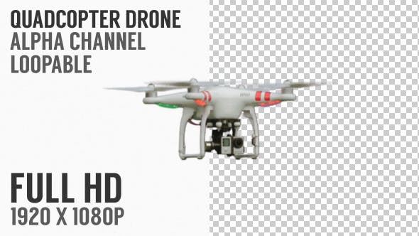 Quadcopter Drone Flying  - Videohive Download 11465858