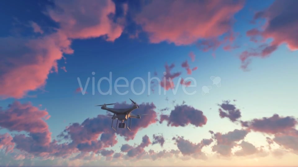 Quadcopter Drone Sunset Videohive 19544551 Motion Graphics Image 2