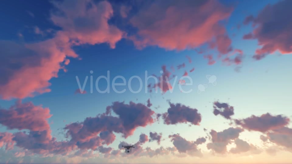 Quadcopter Drone Sunset Videohive 19544551 Motion Graphics Image 5