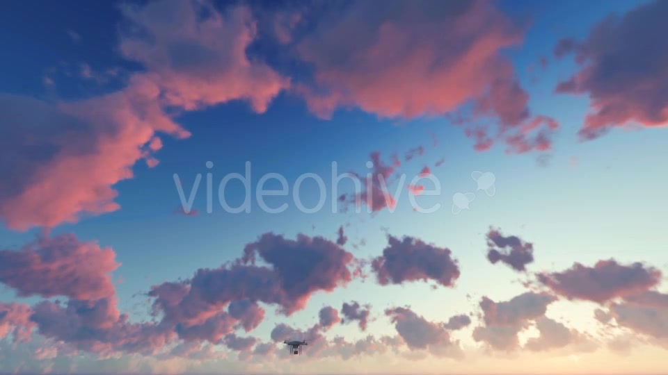 Quadcopter Drone Sunset Videohive 19544551 Motion Graphics Image 6