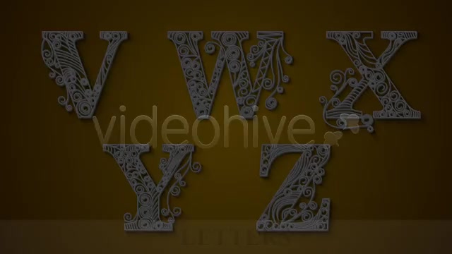 Quilling Letters Videohive 8547971 Motion Graphics Image 10