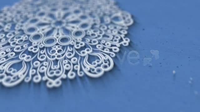 Quilling Snowflakes Videohive 6183742 Motion Graphics Image 1